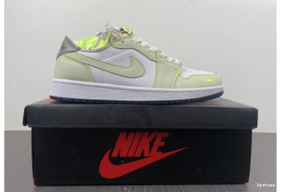 LOW 1 AIR WHITE GHOST OG JORDAN DM7837-103 GREEN-BLACK DM7837-103 0613